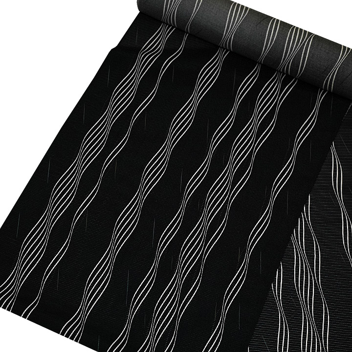 【全商品半額SALE開催中!】モノトーンのシンプルな色と流れるような縞柄があなたの着姿を優美にしてくれます♪ 【全商品半額SALE開催中!】モノトーンのシンプルな色と流れるような縞柄があなたの着姿を優美にしてくれます♪