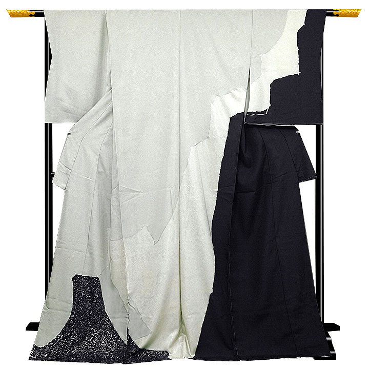 【しょうざん×訪問着】シリーズ第三弾!こちらのしょうざんは、何とも言えない抽象的で大胆な柄行がどこか惹きつけられる。そんな逸品でございます。 【しょうざん×訪問着】シリーズ第三弾!こちらのしょうざんは、何とも言えない抽象的で大胆な柄行がどこか惹きつけられる。そんな逸品でございます。