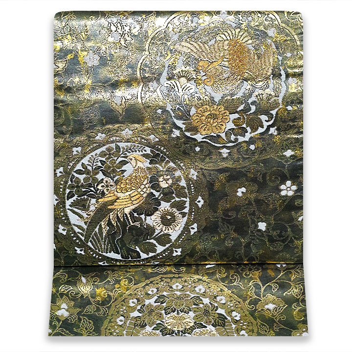 【福袋企画が開催中でございます!】金色に輝く手織のこはく錦袋帯をご紹介いたします! 【福袋企画が開催中でございます!】金色に輝く手織のこはく錦袋帯をご紹介いたします!