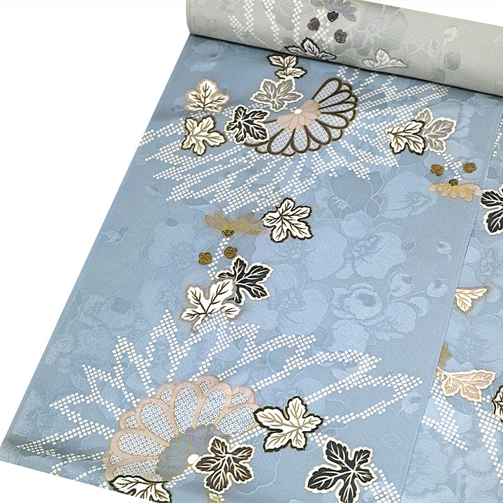 【30%OFF対象商品!】京友禅の伝統美と現代のファッションを融合させたようなこちらの小紋。自分へのご褒美に是非お持ちくださいませ(^^♪ 【30%OFF対象商品!】京友禅の伝統美と現代のファッションを融合させたようなこちらの小紋。自分へのご褒美に是非お持ちくださいませ(^^♪