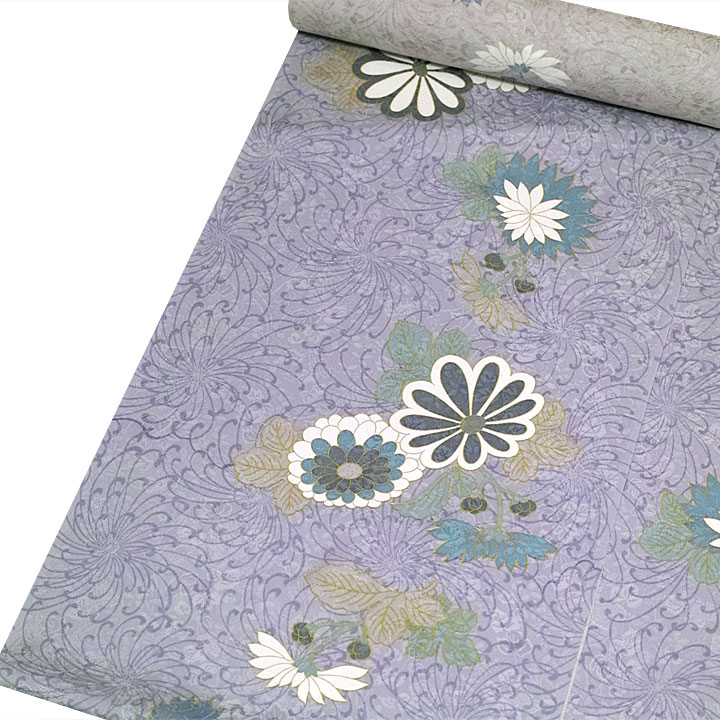 【SummerSALE開催中!】季節の先取り!菊柄と落ち着いた紫の地色で大人の着姿を目指しましょう(^O^)今ならなんと半額の52,920円でございます! 【SummerSALE開催中!】季節の先取り!菊柄と落ち着いた紫の地色で大人の着姿を目指しましょう(^O^)今ならなんと半額の52,920円でございます!