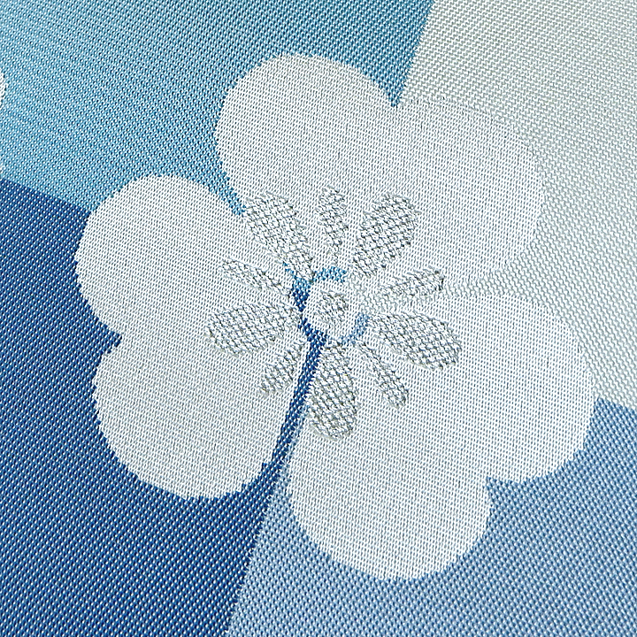 福絖織物謹製　博多織　八寸帯【Palette　青色】