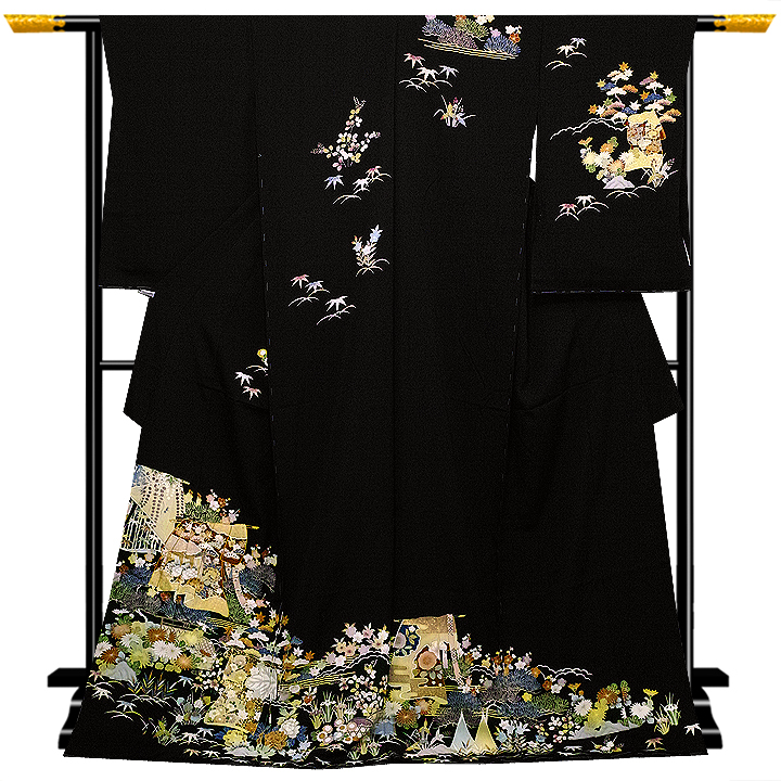 【30%OFF対象商品!】八代目もおすすめの逸品訪問着-京の老舗「藤理工芸」が手掛ける誰が袖の美しい訪問着でございます。 【30%OFF対象商品!】八代目もおすすめの逸品訪問着-京の老舗「藤理工芸」が手掛ける誰が袖の美しい訪問着でございます。