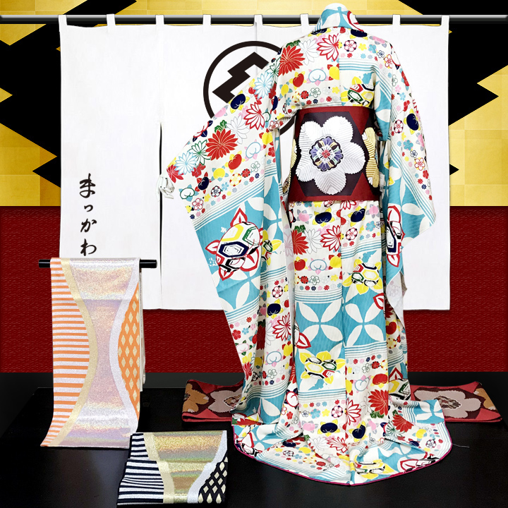 【今風にキュートなコーデ】振袖専門サイトMATSUKAWAYAの提案するプロがお見立てたコーディネートはこちら♪ 【今風にキュートなコーデ】振袖専門サイトMATSUKAWAYAの提案するプロがお見立てたコーディネートはこちら♪