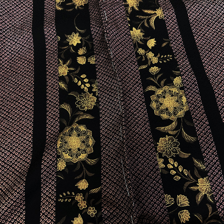 金彩師「板倉宏美」本金箔で描かれた美しい大人の訪問着
