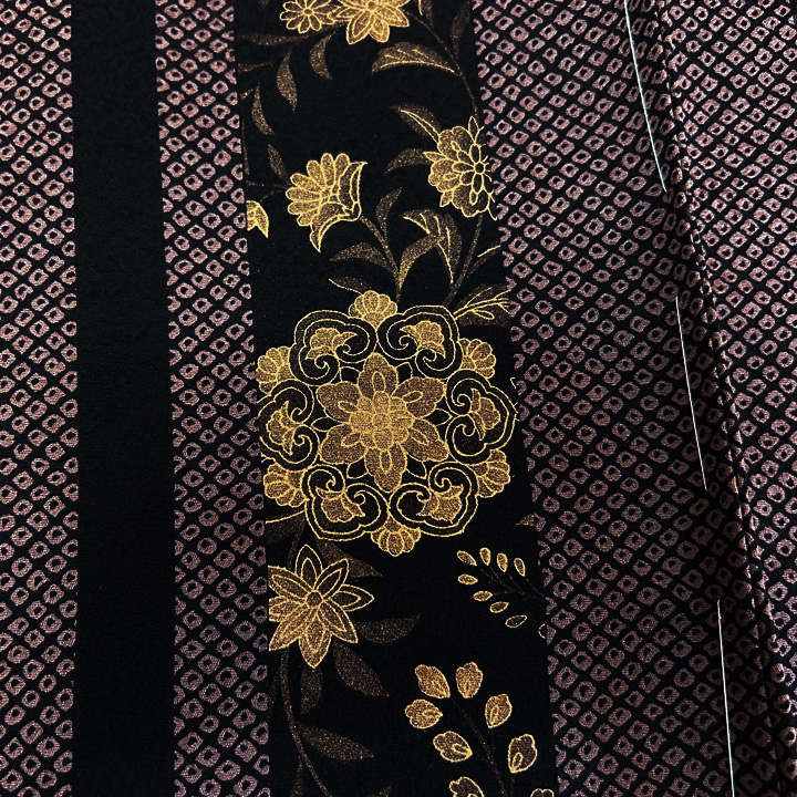 金彩師「板倉宏美」本金箔で描かれた美しい大人の訪問着