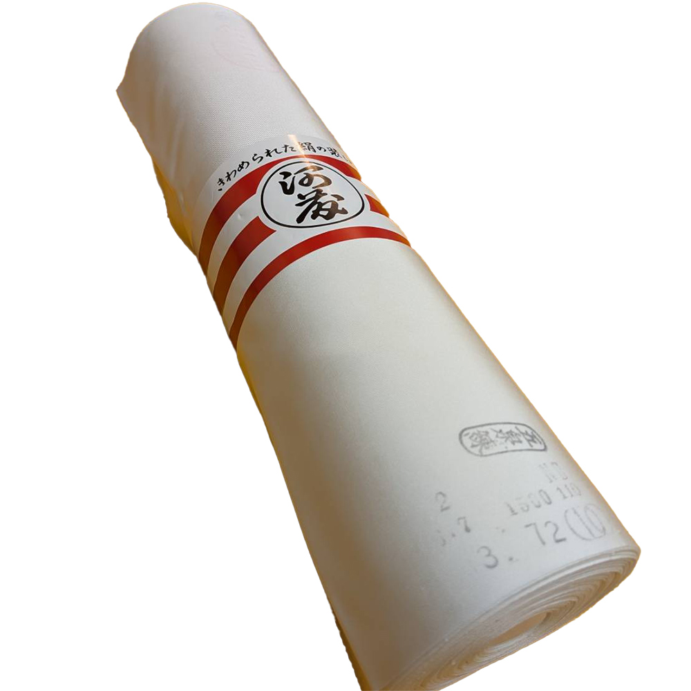 あなたの理想の色で色紋付も作れます　白羽二重アンサンブル生地【河藤縮緬】