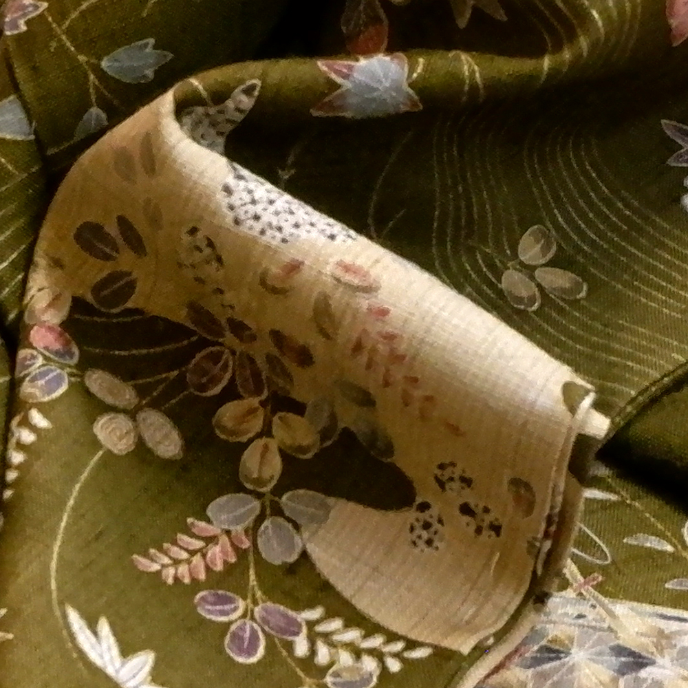 しょうざん　生紬訪問着【茶屋辻】