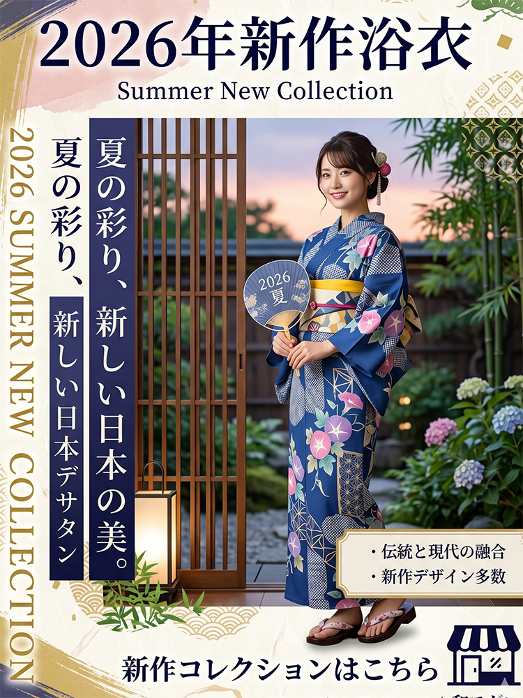 2026年新作浴衣