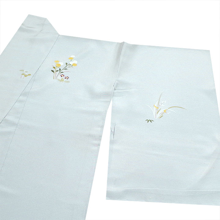 正絹　訪問着【童子（男の子）　花々】