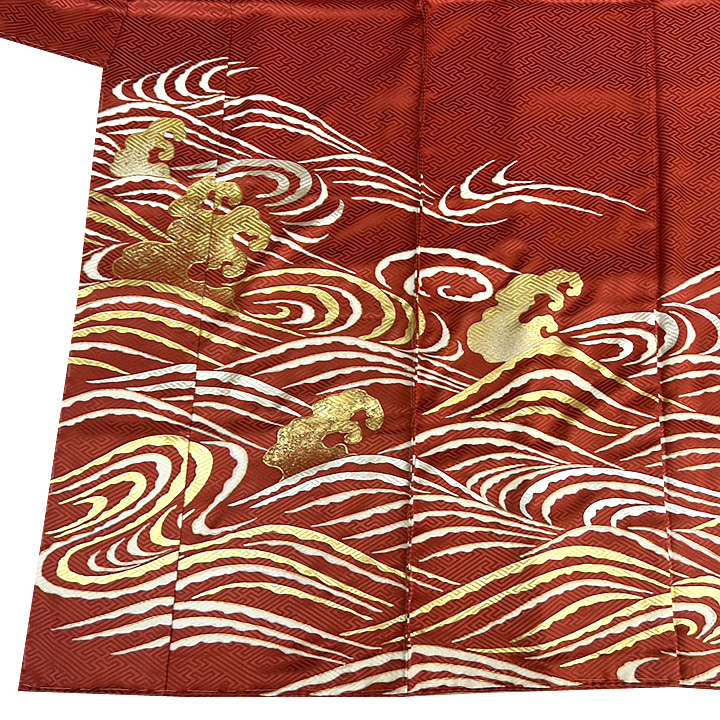 仁左衛門　染の北川　特選振袖【荒波】