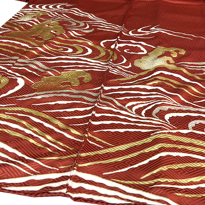 仁左衛門　染の北川　特選振袖【荒波】