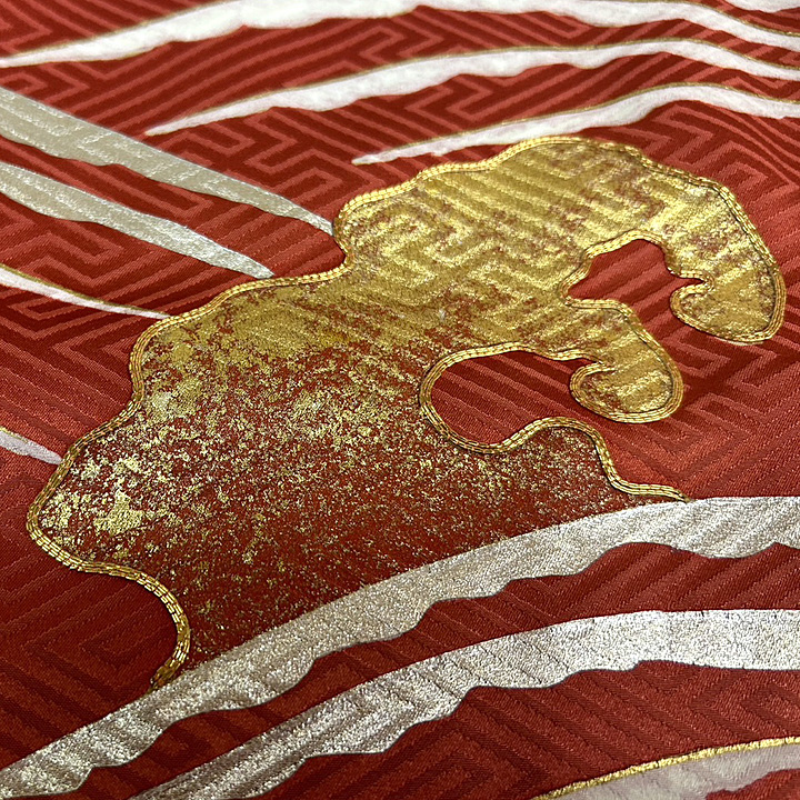 仁左衛門　染の北川　特選振袖【荒波】