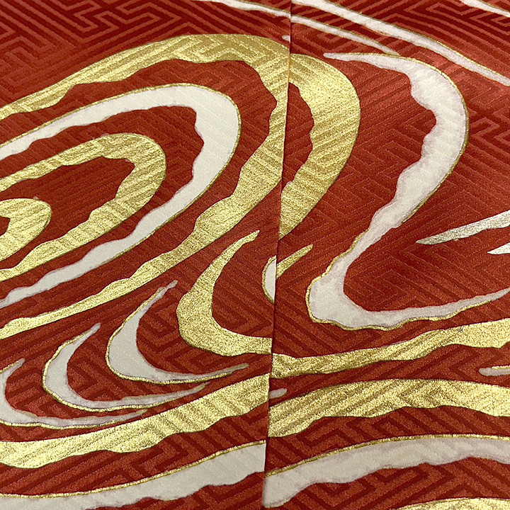 仁左衛門　染の北川　特選振袖【荒波】