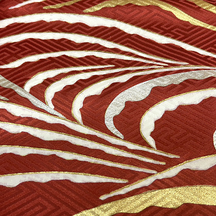 仁左衛門　染の北川　特選振袖【荒波】