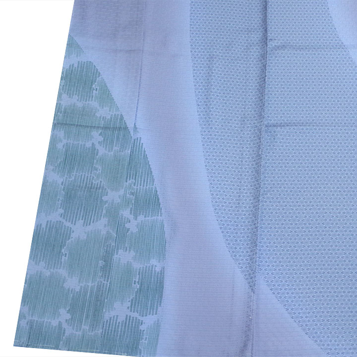 五嶋紐ブランド　正絹訪問着【紫　雪輪に七宝】