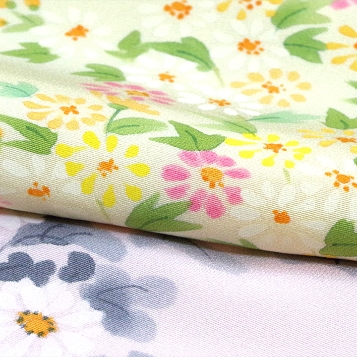 西原伊佐久　本染め訪問着【幻想的な四季の花々】