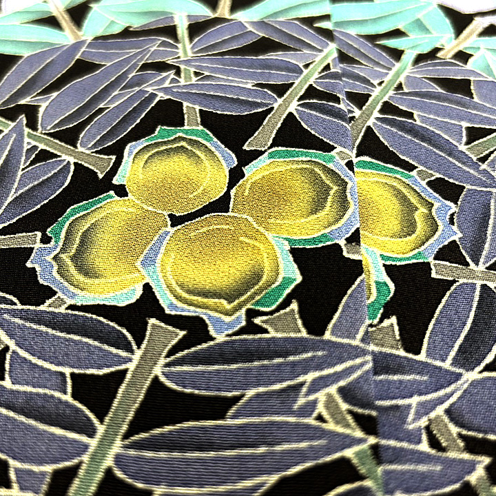 「胡桃」の上品で美しい魅力漂う特選訪問着　本加賀友禅作家「杉浦仲」氏　