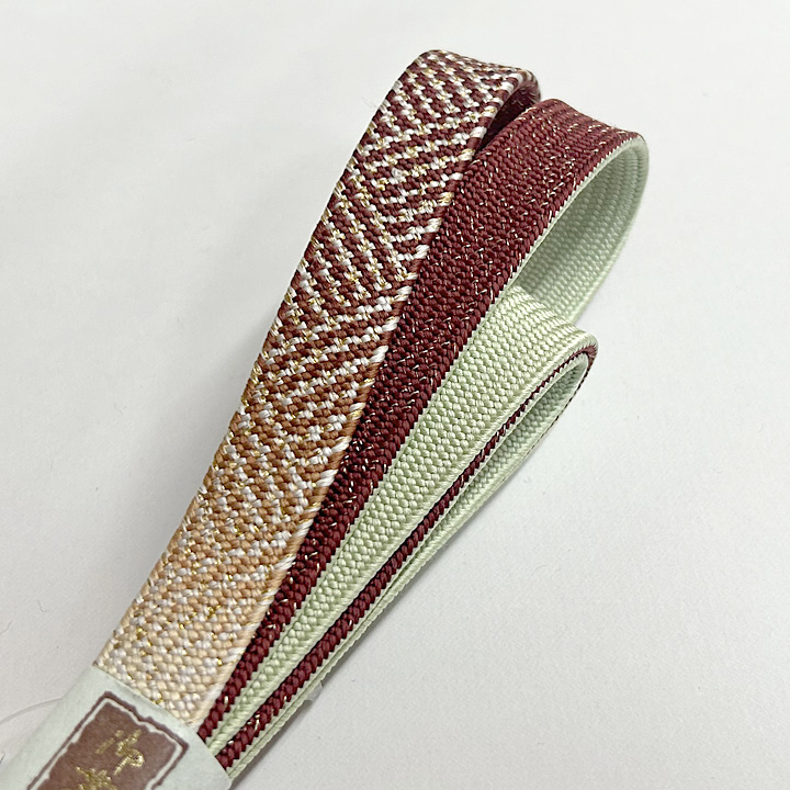 ひろさわ　手ぐみ　長尺帯締め【No,2】