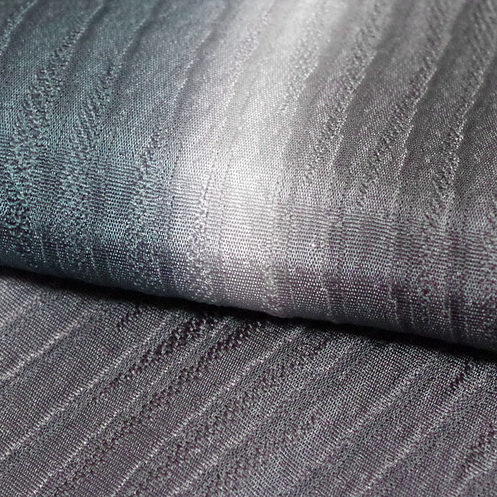 正絹丹後ちりめん　帯揚げ【青グレー　黒灰】