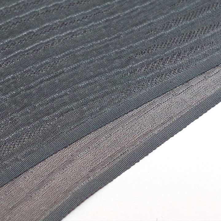 正絹丹後ちりめん　帯揚げ【青グレー　黒灰】