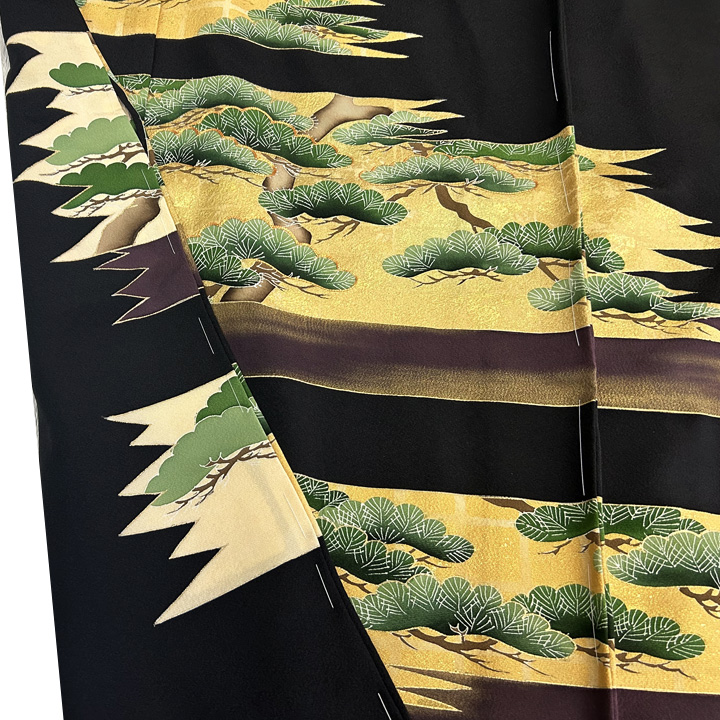 気品のある和デザイン　京都の一流染匠が創作した黒留袖