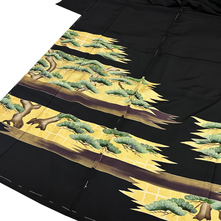 気品のある和デザイン　京都の一流染匠が創作した黒留袖 - ウインドウを閉じる