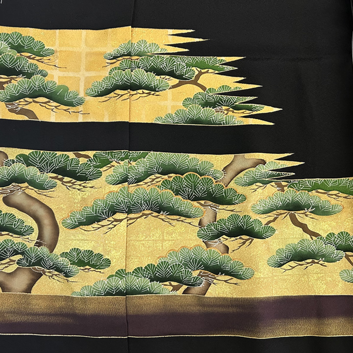 気品のある和デザイン　京都の一流染匠が創作した黒留袖