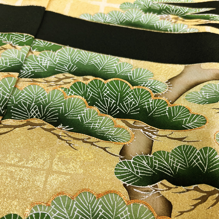 気品のある和デザイン　京都の一流染匠が創作した黒留袖