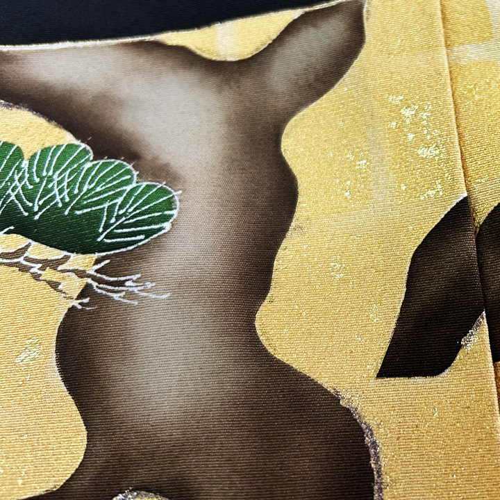 気品のある和デザイン　京都の一流染匠が創作した黒留袖