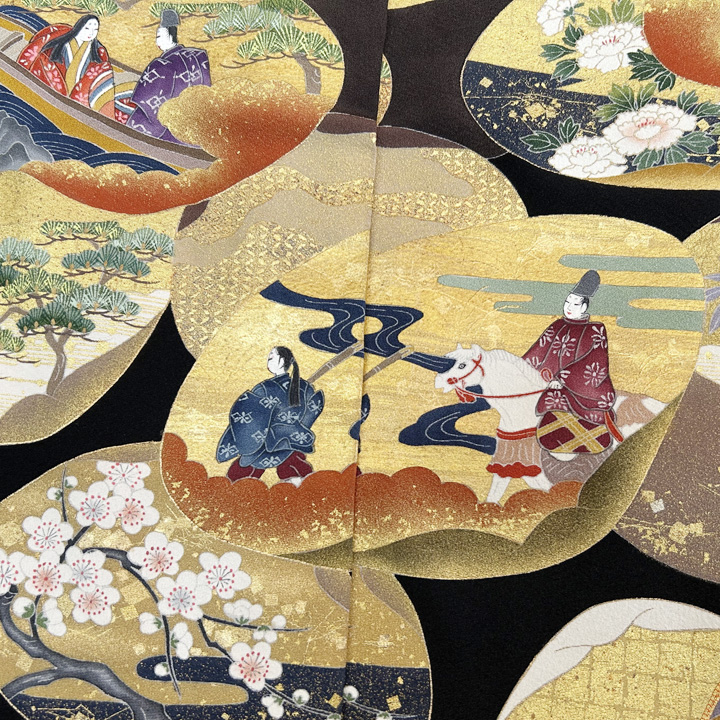 Kuro tomesode of Kubokou 180215-kt-1 - Click Image to Close