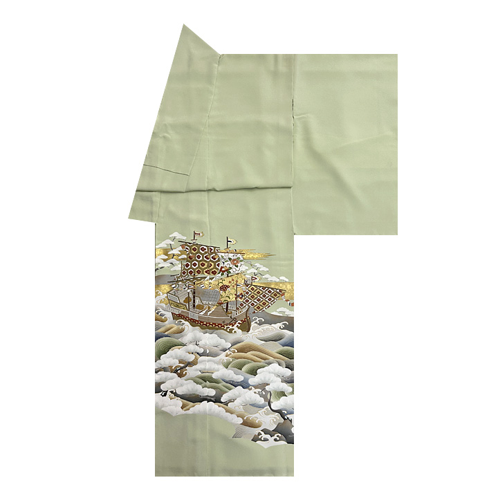 京都が誇る一流ブランド「染匠市川」迫力のある色留袖