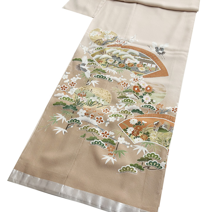品格のある優美な古典柄　京友禅本染め色留袖