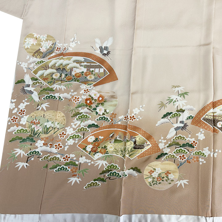 品格のある優美な古典柄　京友禅本染め色留袖