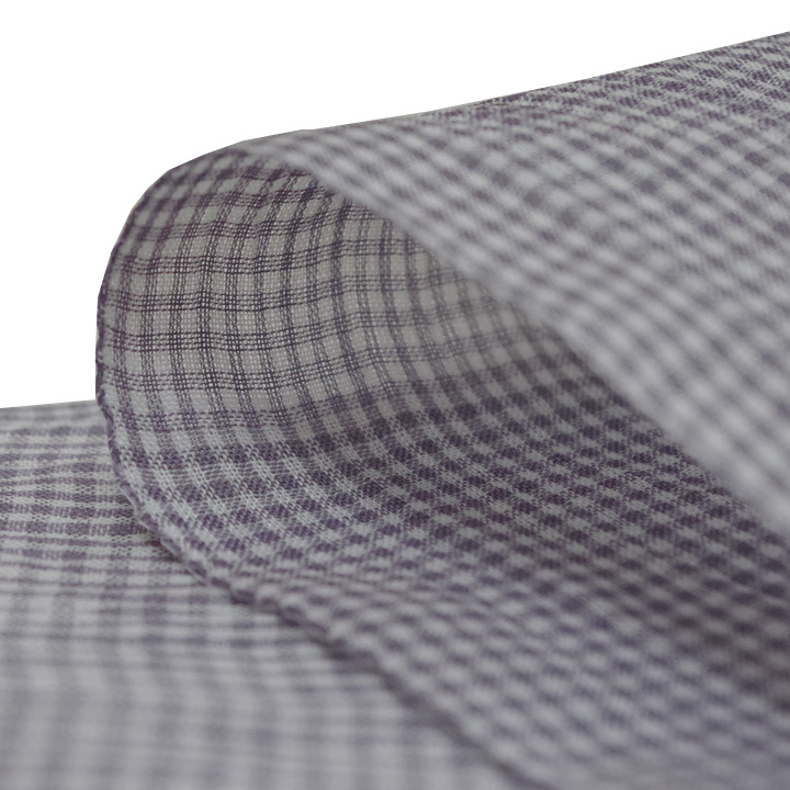 本場小千谷紬　可愛いネコ　湖波絣　オシャレ付け下げ 本場小千谷紬可愛いネコ湖波絣オシャレ付け下げ