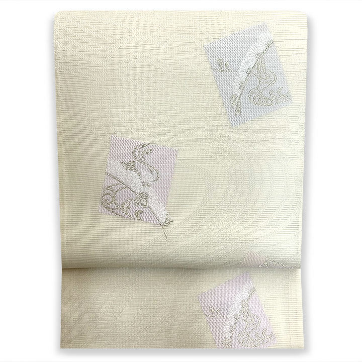 夏・単衣着物に締めれる　佐々木染織謹製の西陣絽袋帯