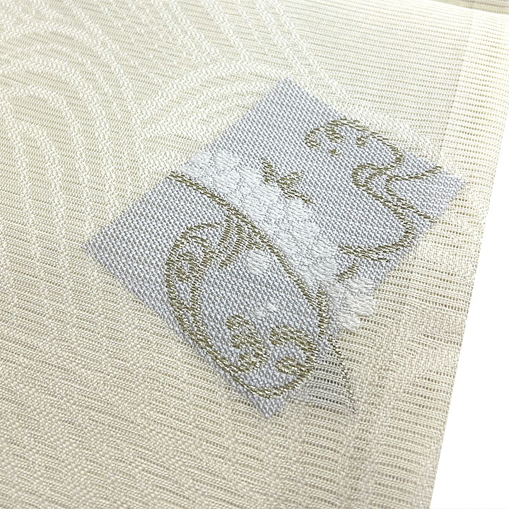 夏・単衣着物に締めれる　佐々木染織謹製の西陣絽袋帯