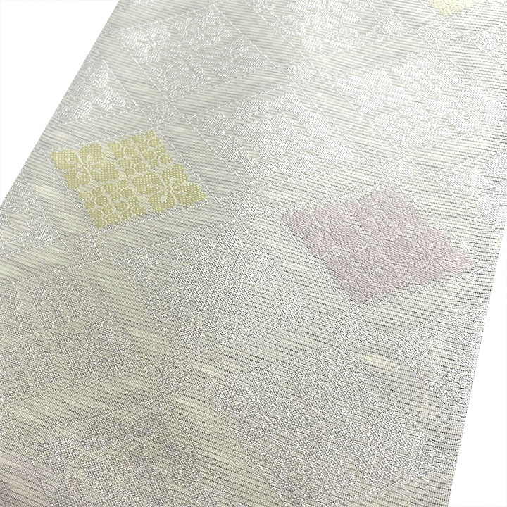 優しく彩る格式ある古典柄の「佐々木染織謹製」夏袋帯 - ウインドウを閉じる