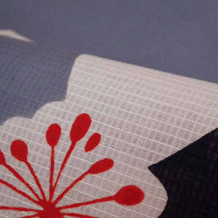 夏をお洒落に楽しむ　祇園ばやし「注染そめ」浴衣反【桜】