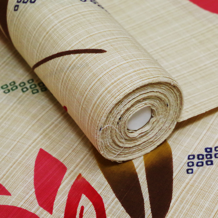 伝統ある染色が素敵な「注染そめ」浴衣反【浅黄色　トンボ】