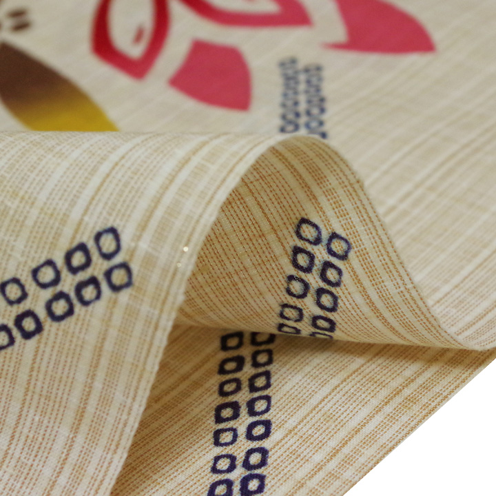 伝統ある染色が素敵な「注染そめ」浴衣反【浅黄色　トンボ】