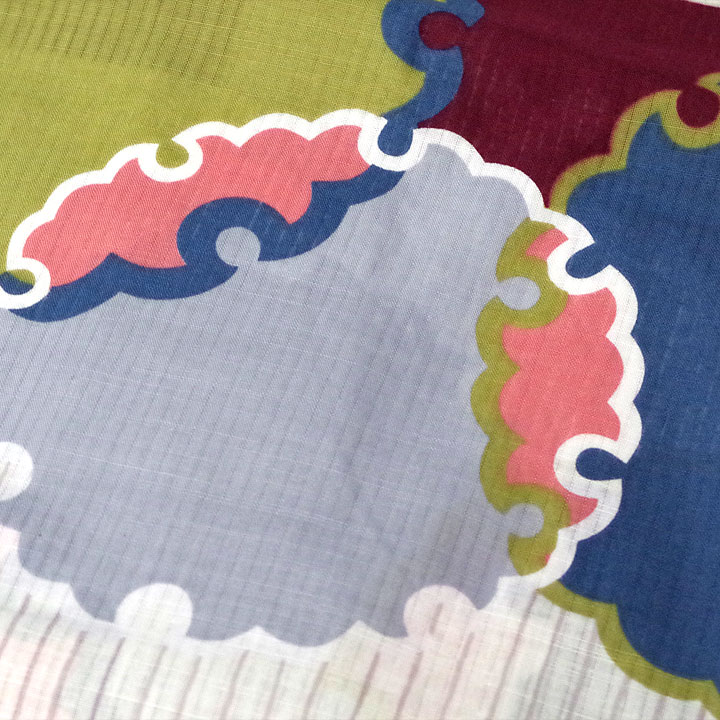 プレタ浴衣　J stylish【雪輪　緑】