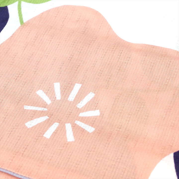 プレタ浴衣　LIP STAGE【花　ピンク　グレー】