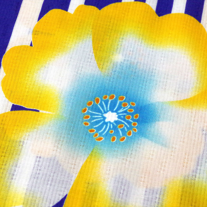 プレタ浴衣　LIP STAGE【椿　青　山吹】