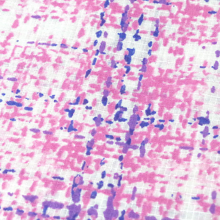 プレタ浴衣　LIP STAGE【格子　ピンク】