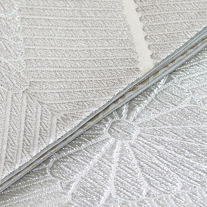 河合美術織物　謹製　西陣織　袋帯【大彩松菱文】