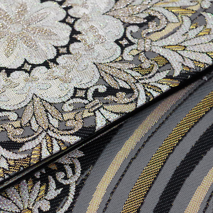 大光謹製　西陣織袋帯【鏡裏文様】　