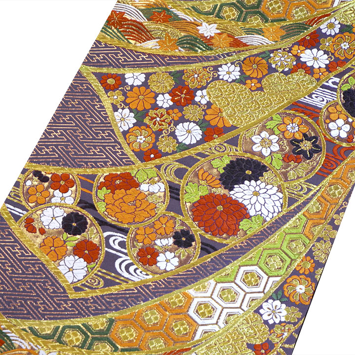 ふくい謹製　西陣織　唐織錦袋帯【熨斗】