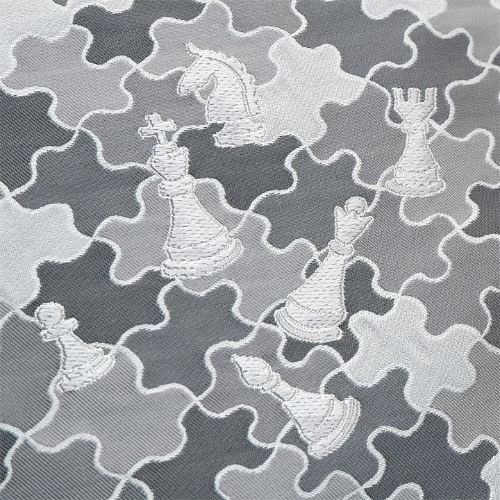 まいづる謹製　西陣織　九寸名古屋帯【チェス】