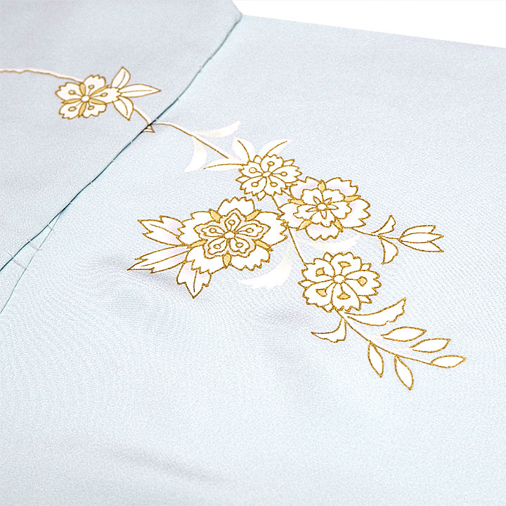 正絹　訪問着【優美な華文様】